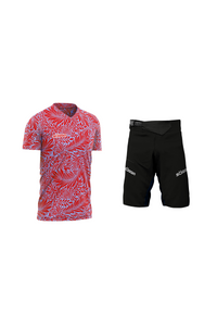 CONJUNTO MTB SS 2 TROPIC ROJO-AZUL