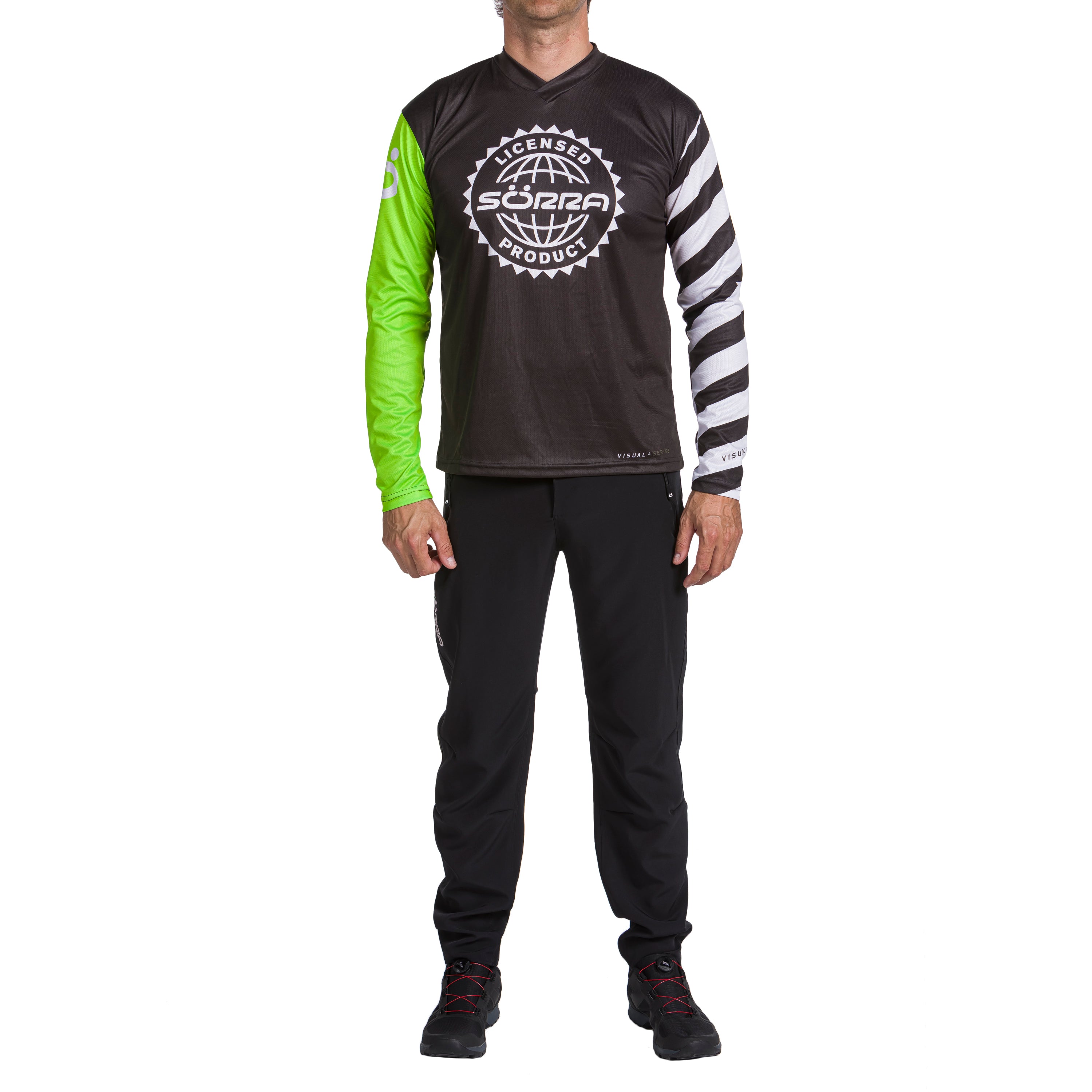 CONJUNTO 2 ROPA MTB VISUAL SERIES VERDE