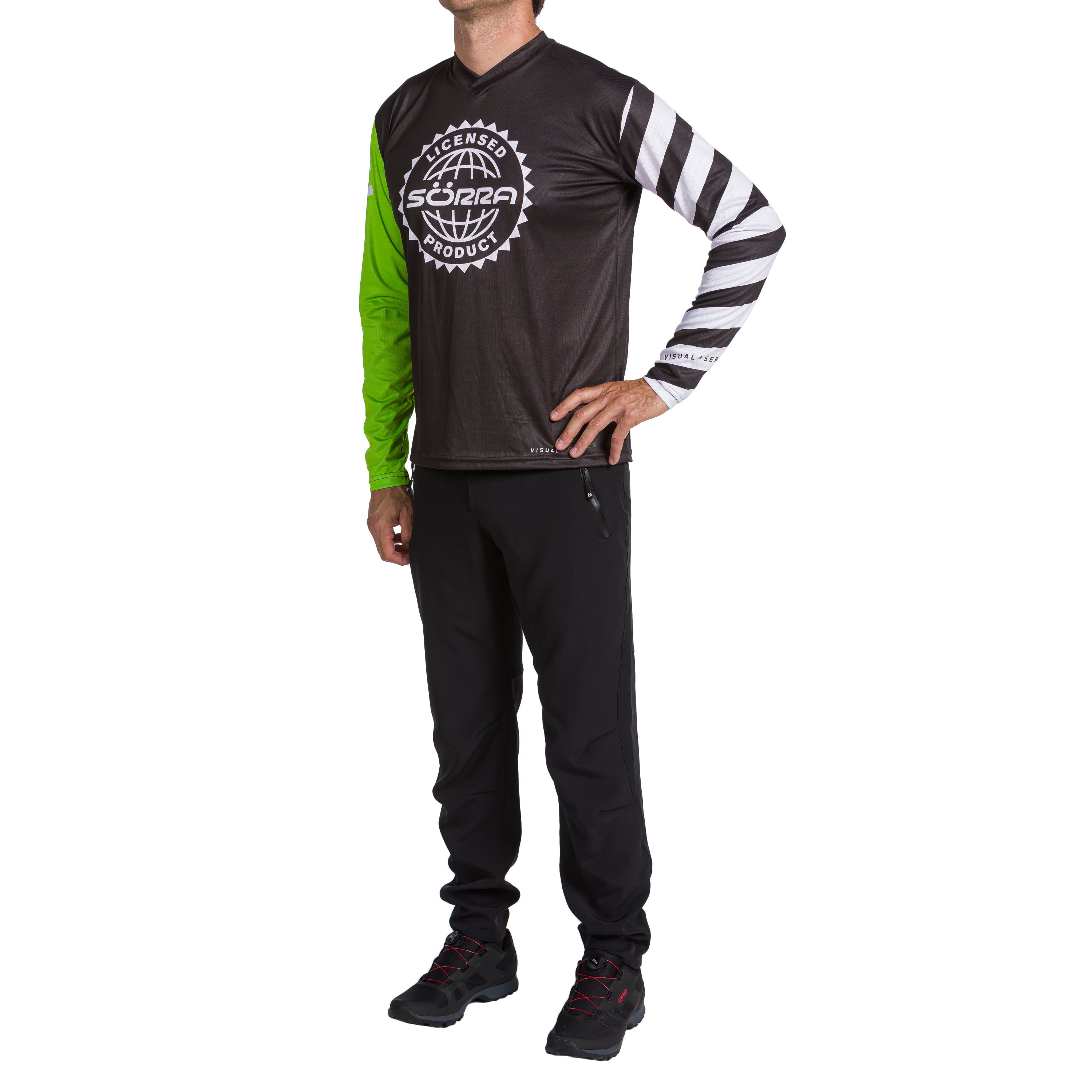 CONJUNTO 2 ROPA MTB VISUAL SERIES VERDE