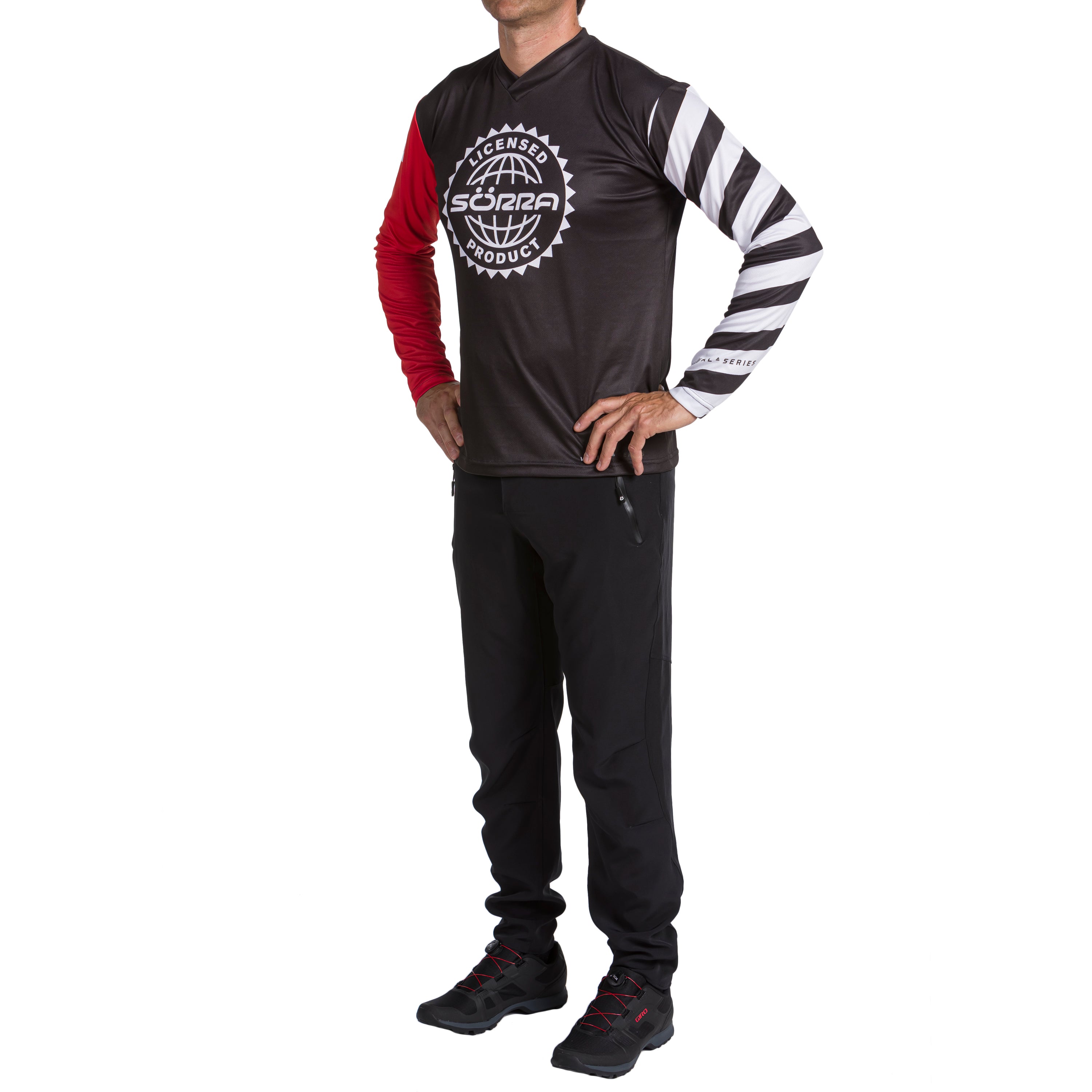 CONJUNTO 2 ROPA MTB VISUAL SERIES ROJO