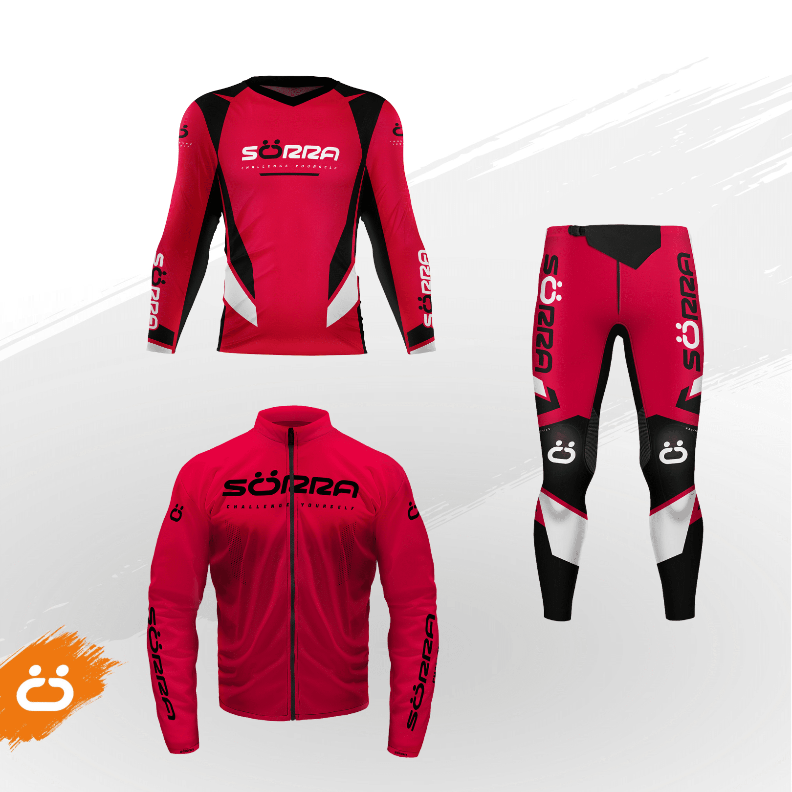 TRIAL CLOTHING SET 3 JUNIOR RACING