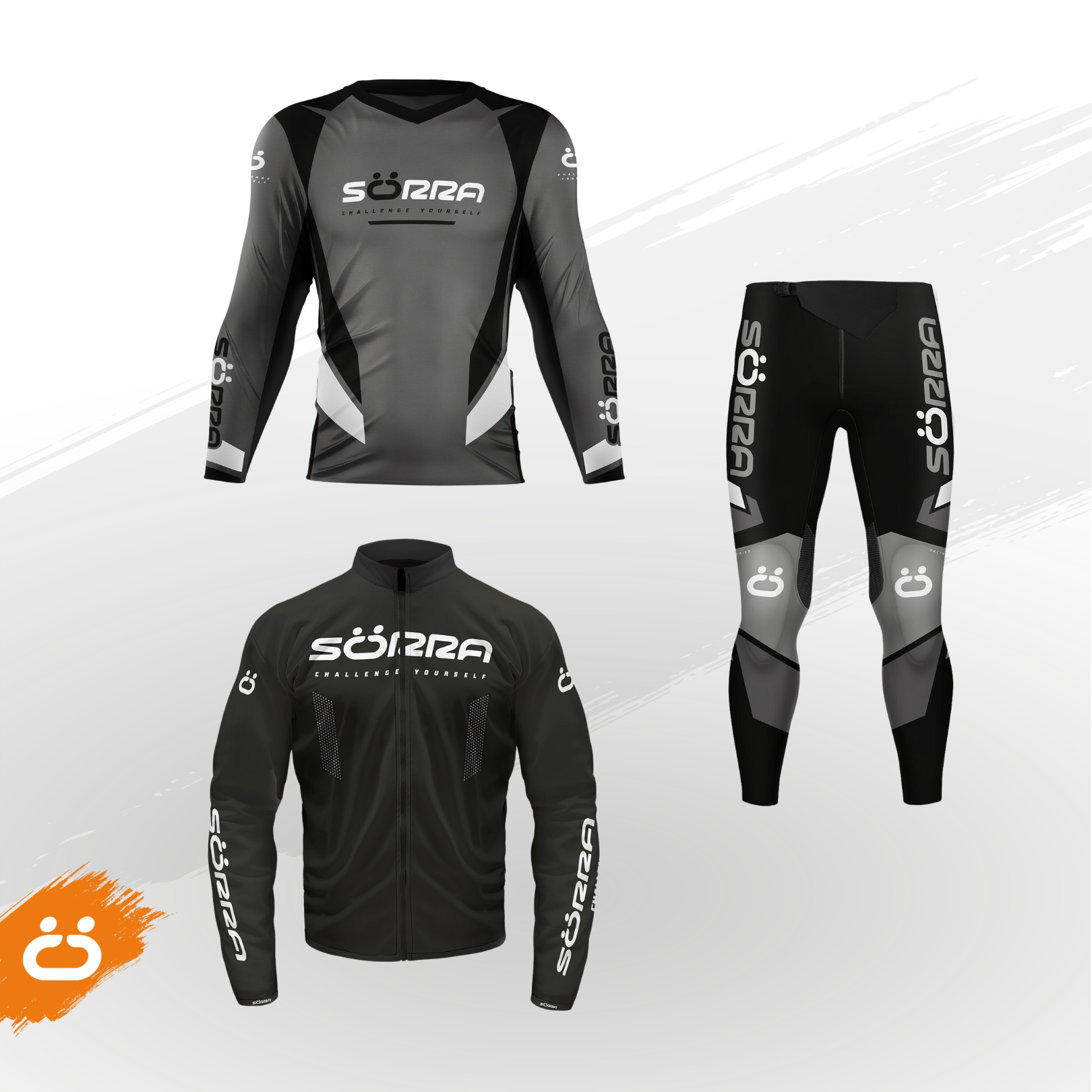 TRIAL CLOTHING SET 3 JUNIOR RACING