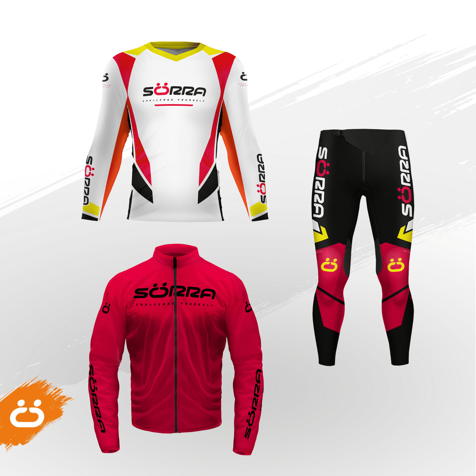 TRIAL CLOTHING SET 3 JUNIOR RACING