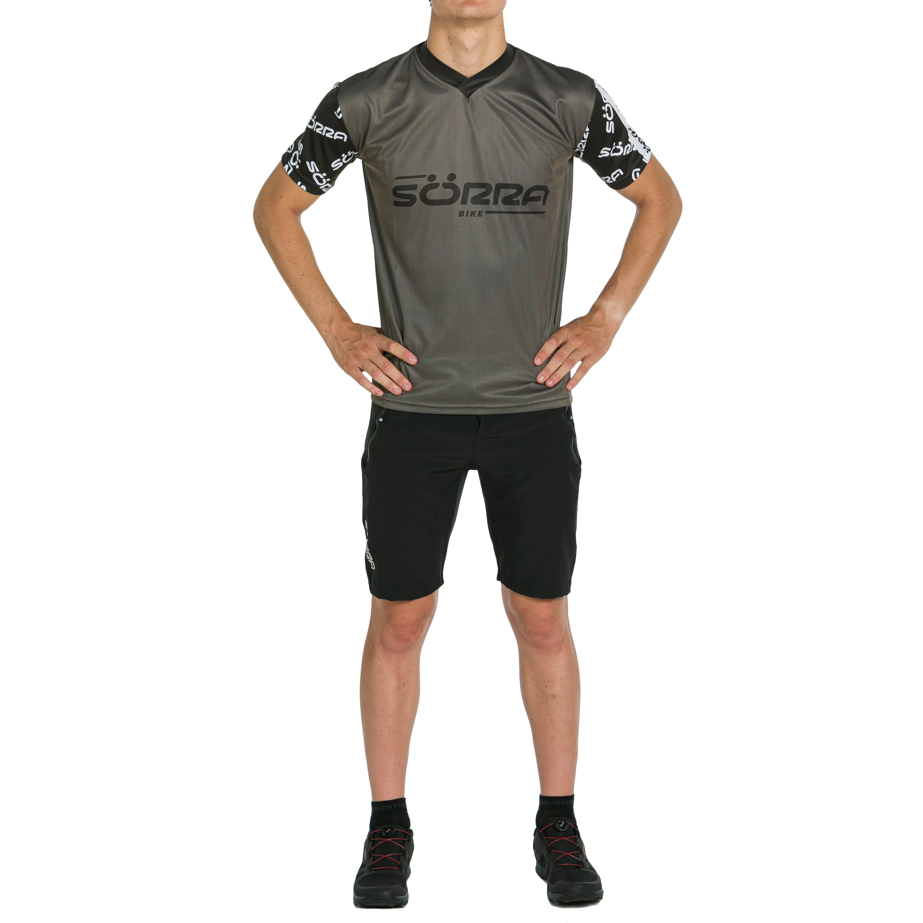 MTB CLOTHING SET SS 2 LETTERS BROWN