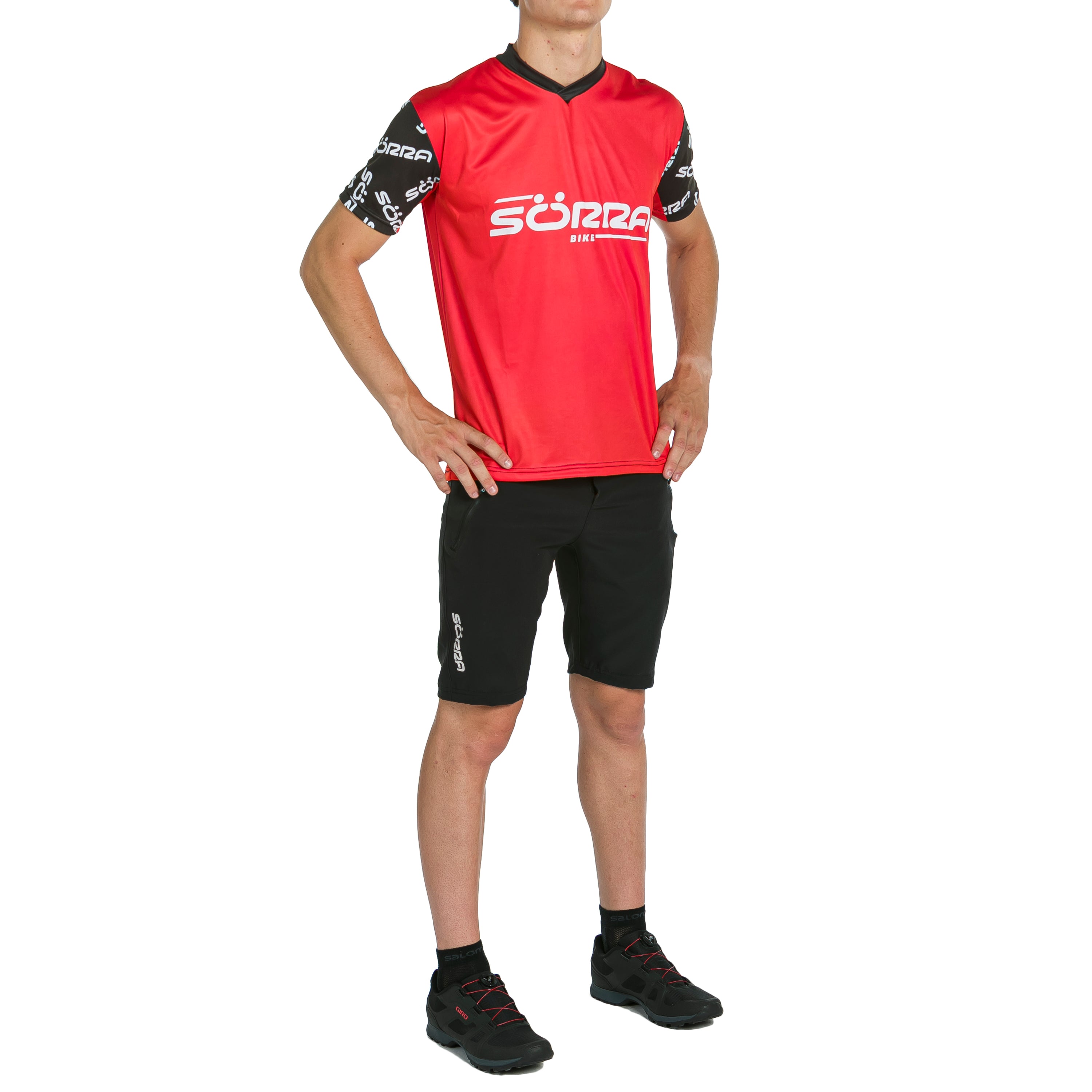 MTB CLOTHING SET SS 2 LETTERS GREEN