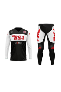 TRIAL CLOTHING SET 2 CLASSIC BSA BLACK