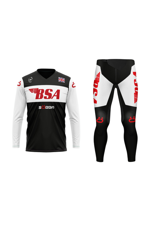 Trial Clothing Set 2 Classic BSA Black