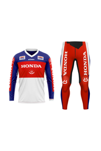 TRIAL CLOTHING SET 2 CLASSIC HONDA RED