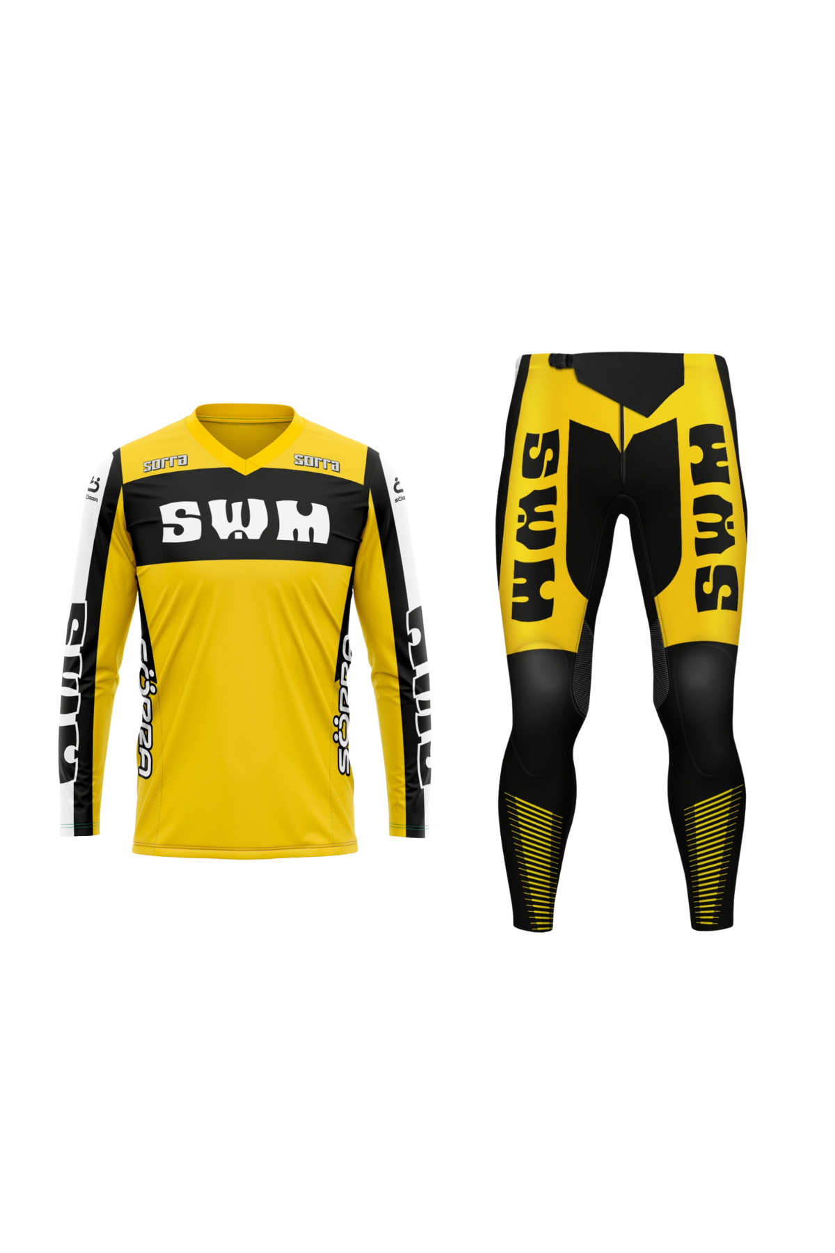 TRIAL CLOTHING SET 2 CLASSIC SWM YELLOW