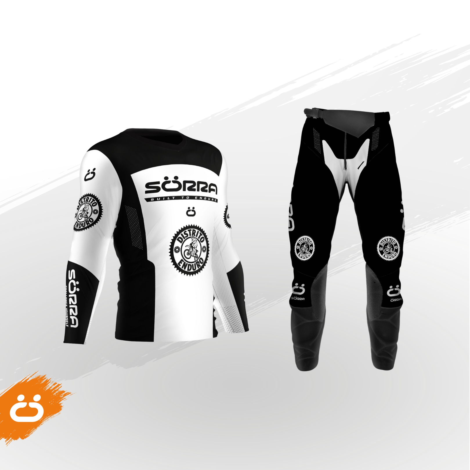 ENDURO CLOTHING SET 2 DISTRITO ENDURO BLACK