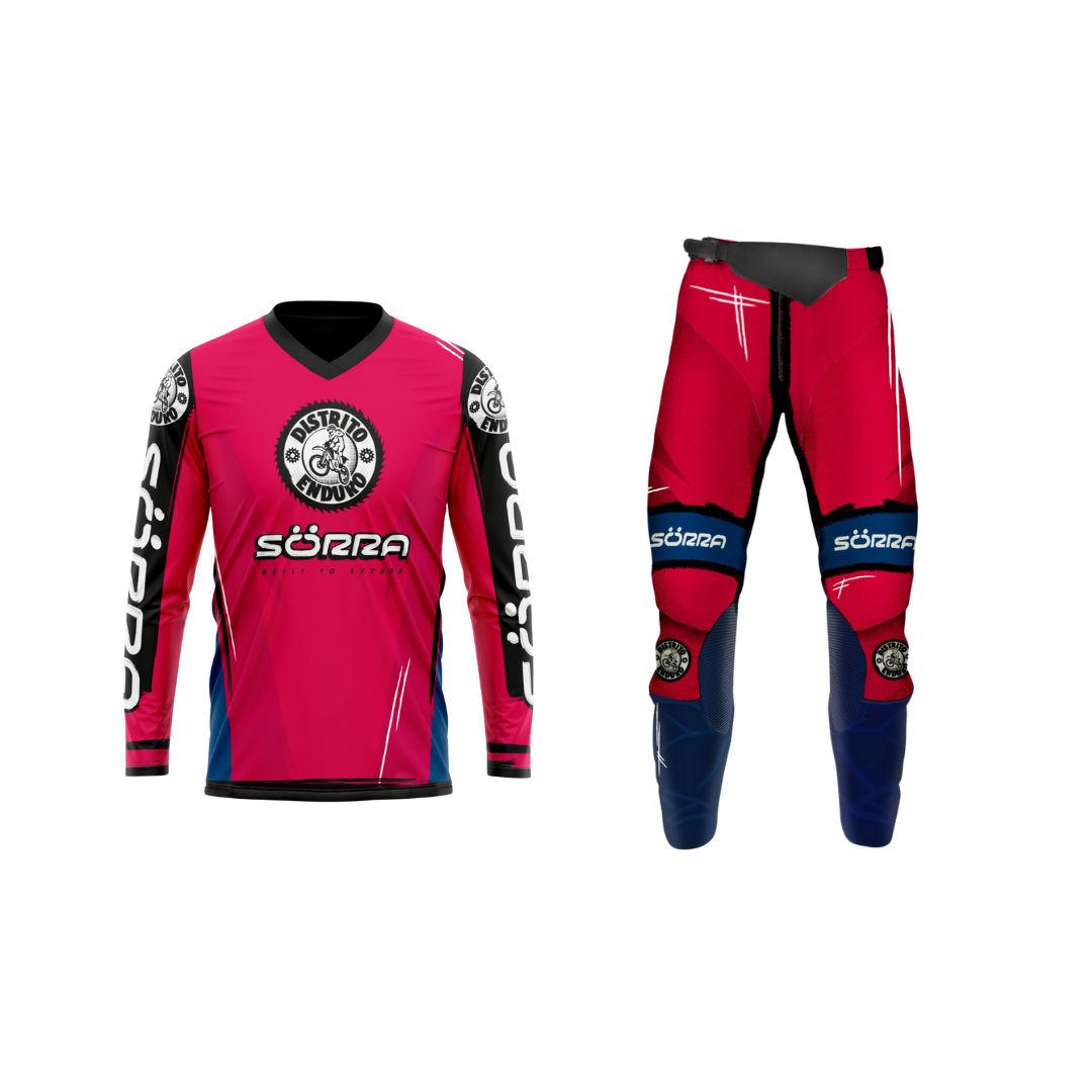 ENDURO CLOTHING SET 2 DISTRITO ENDURO RED