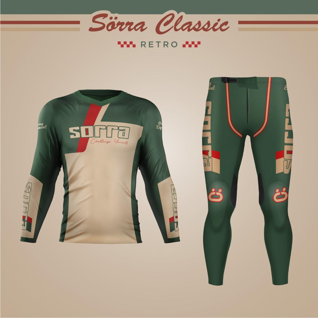 TRIAL CLOTHING SET 2 RACING RETRO