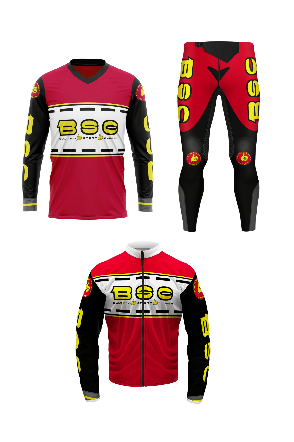 TRIAL CLOTHING SET 3 CLASSIC BSC BLUE