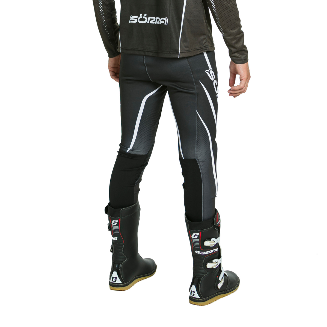 PANTALONES TRIAL SÖRRA 1 RACING NEGRO-BLANCO
