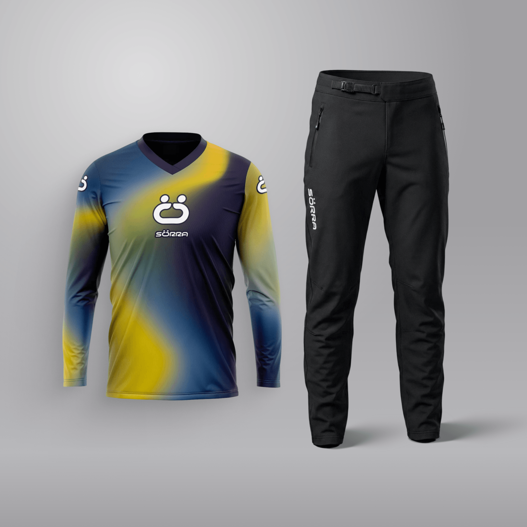 MTB Clothing Set 2 Grade Grey