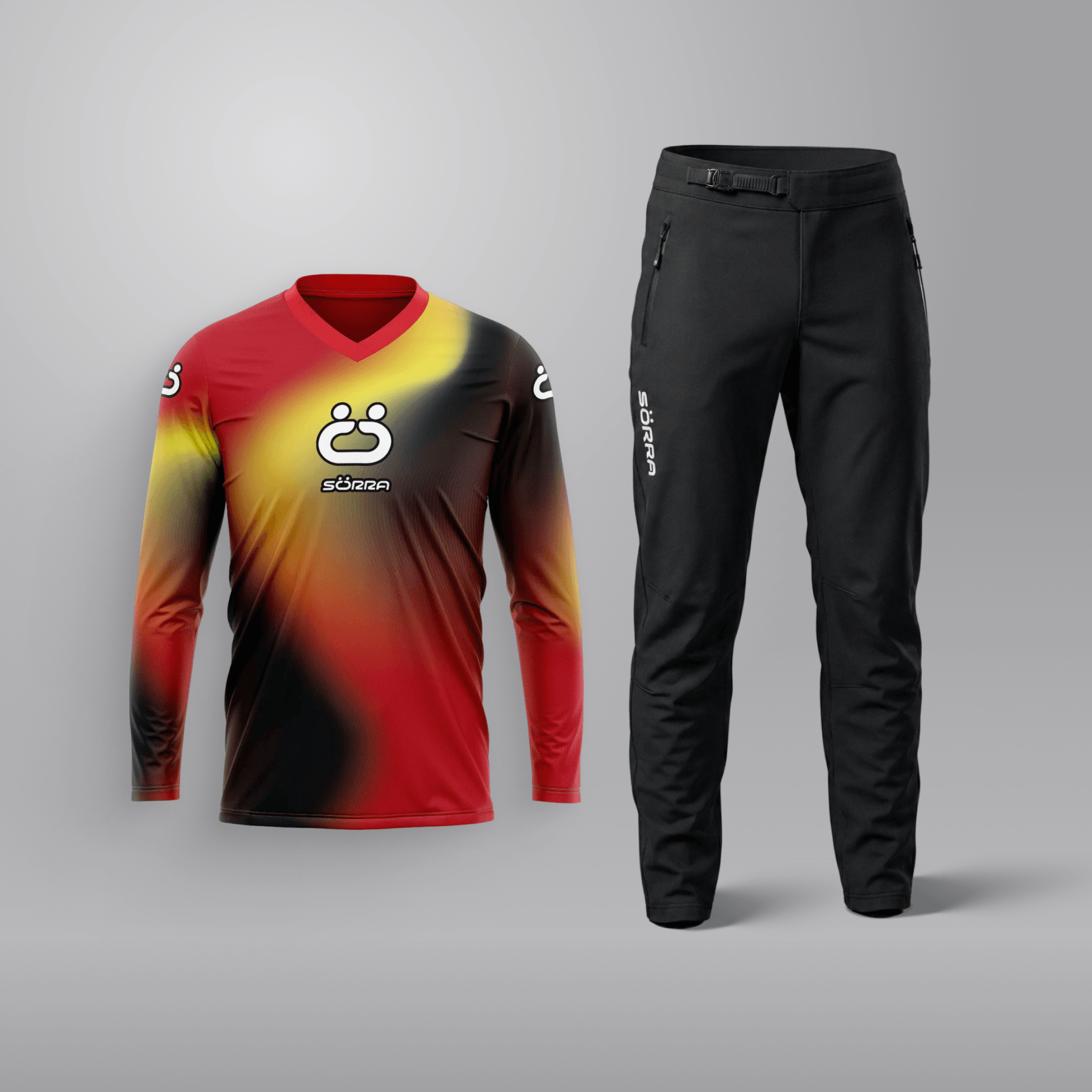 MTB Clothing Set 2 Grade Red