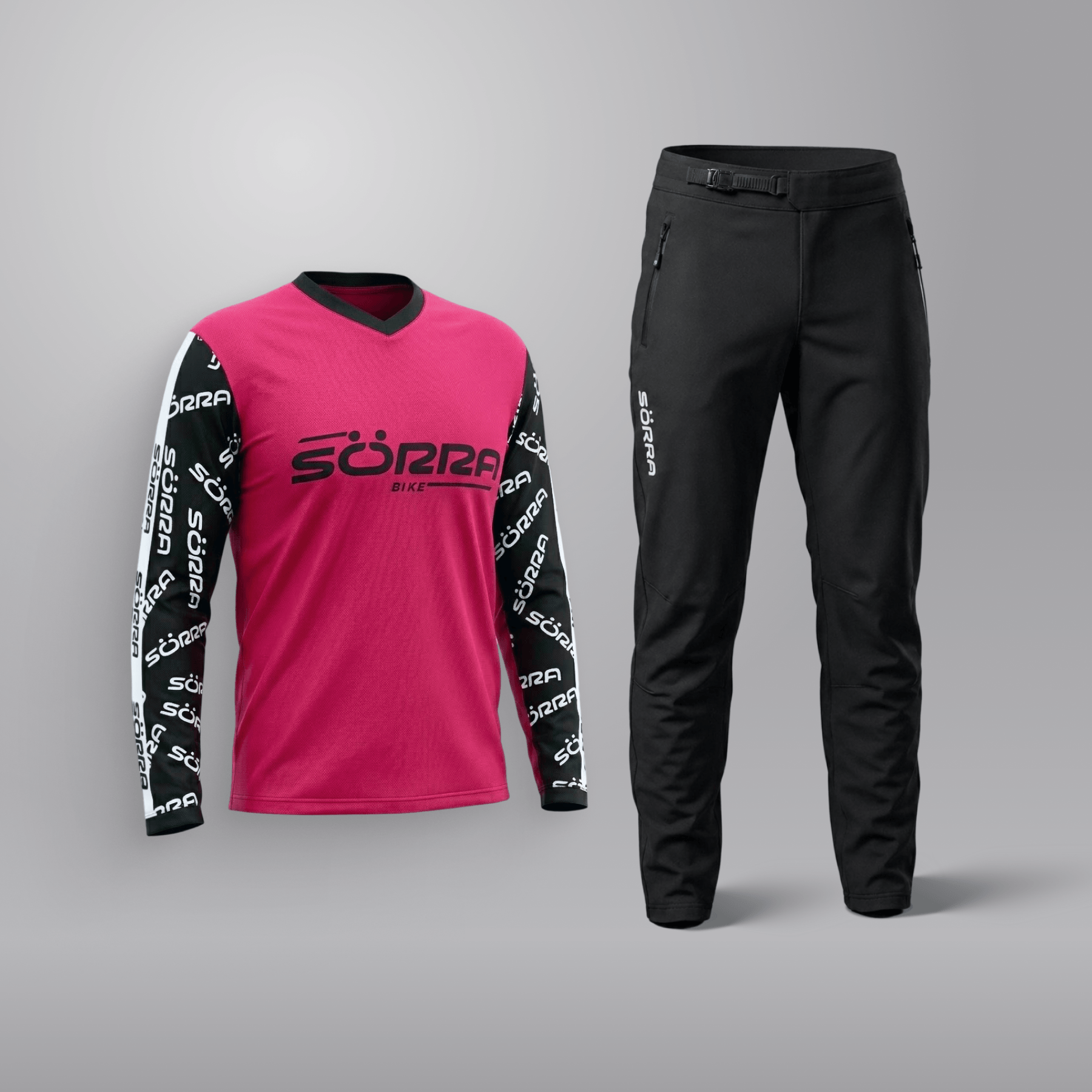 MTB Clothing Set 2 Letters Pink