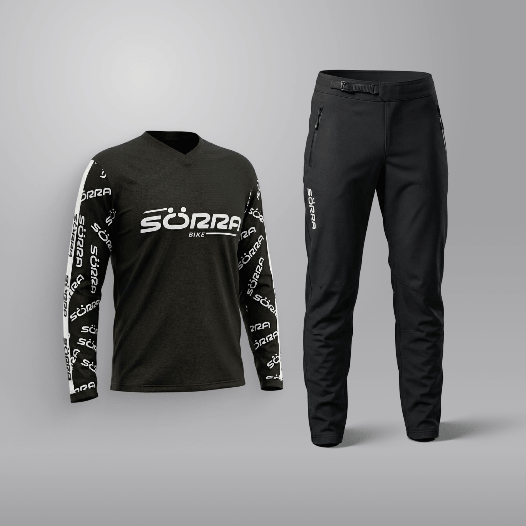 MTB Clothing Set 2 Letters Black