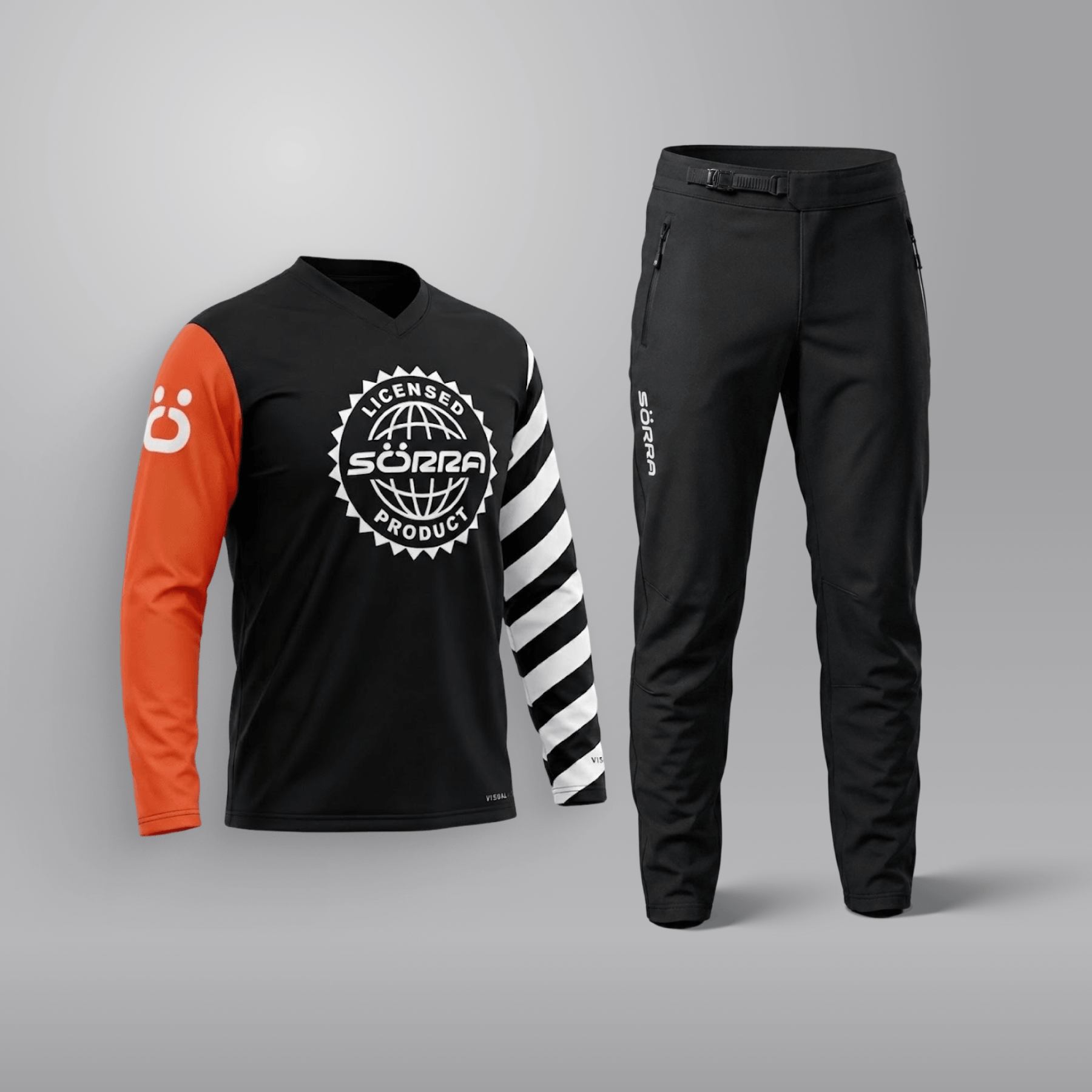 MTB Clothing Set 2 Visual Series Orange