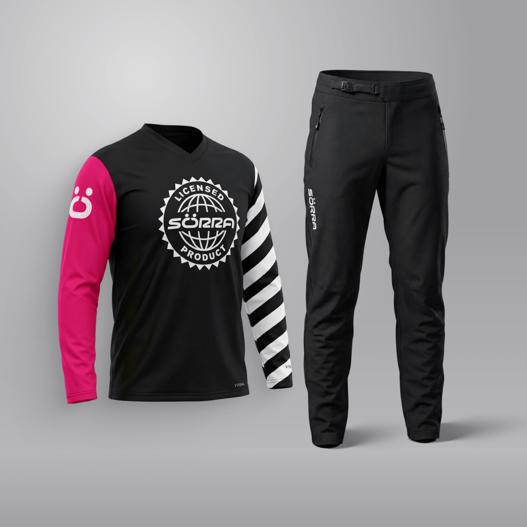 MTB Clothing Set 2 Visual Series Pink