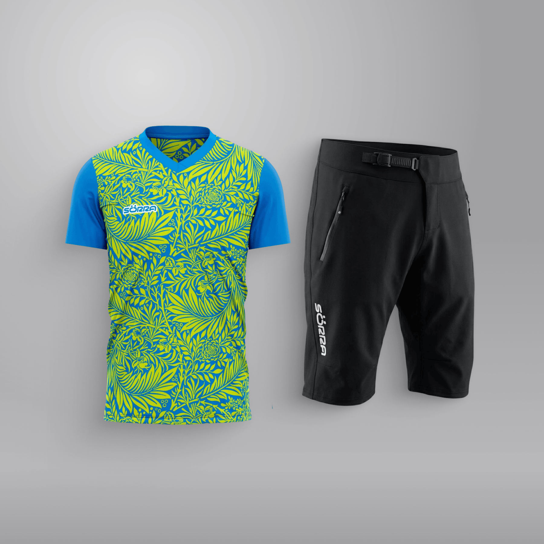 MTB Clothing Set SS 2 Tropic Blue
