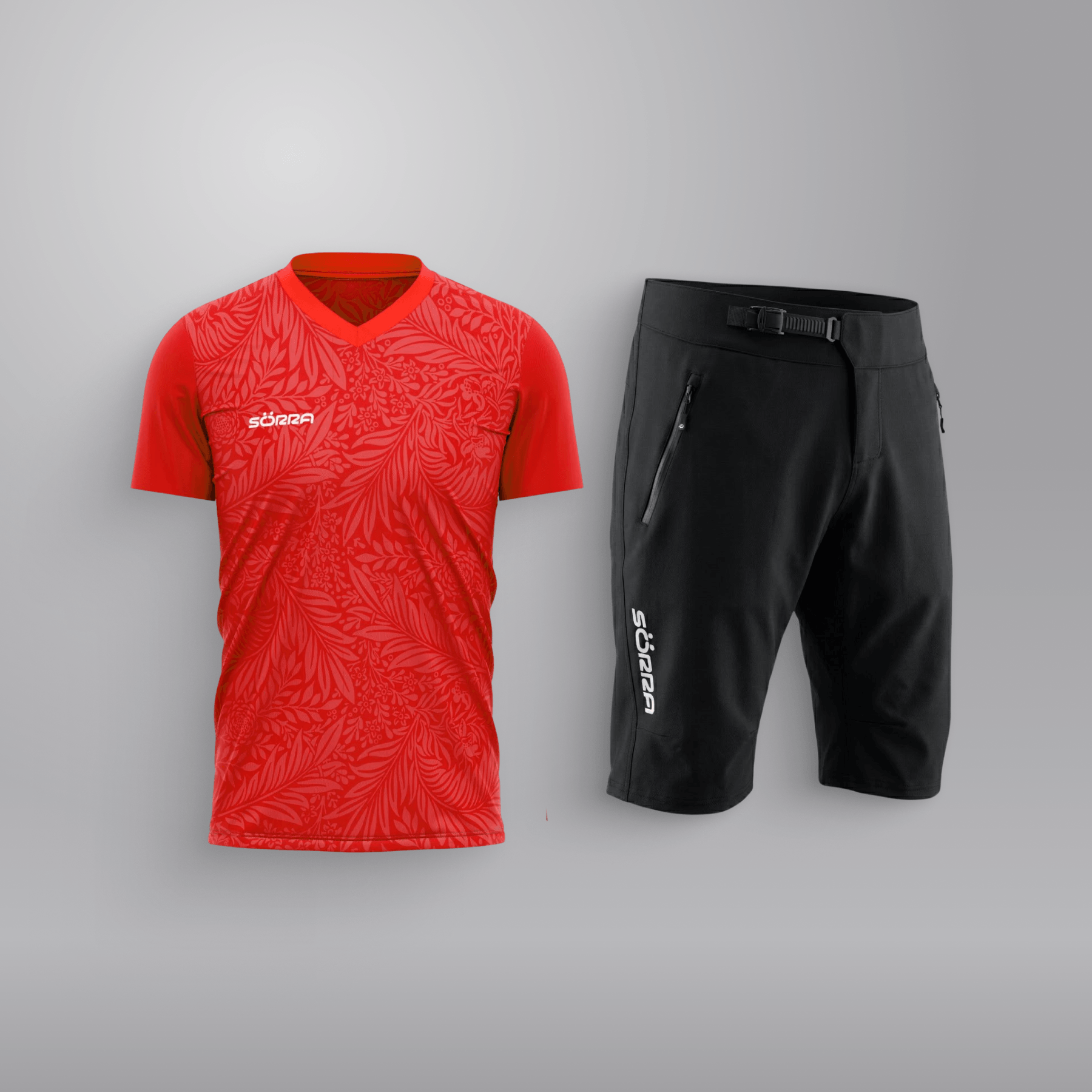 MTB Clothing Set SS 2 Tropic Red