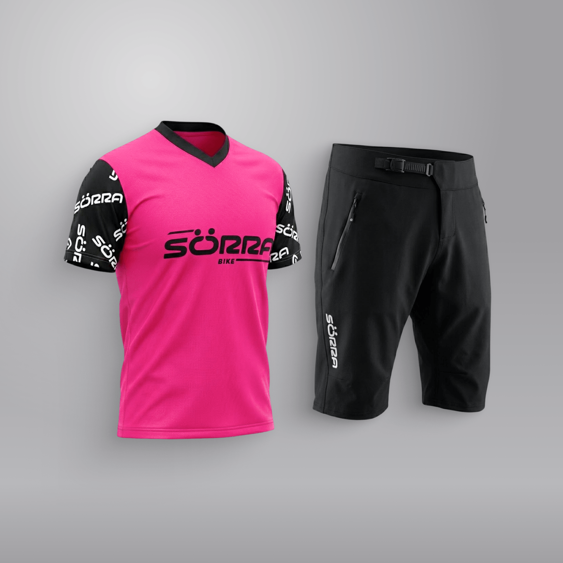 MTB Clothing Set SS 2 Letters Pink