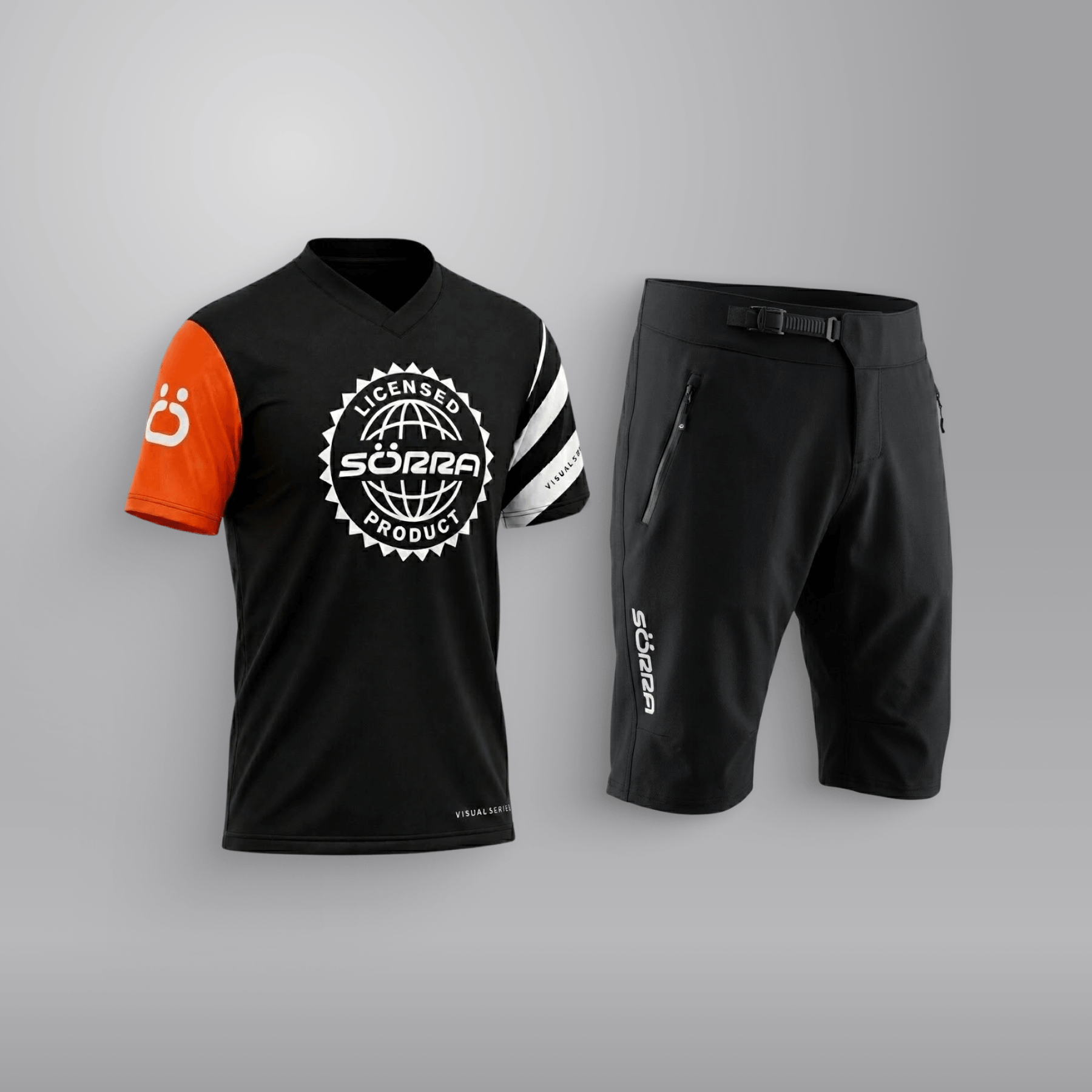 MTB Clothing Set SS 2 Visual Series Orange