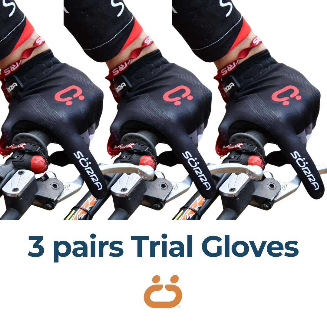 TRIAL GLOVES ADULT 3x SET