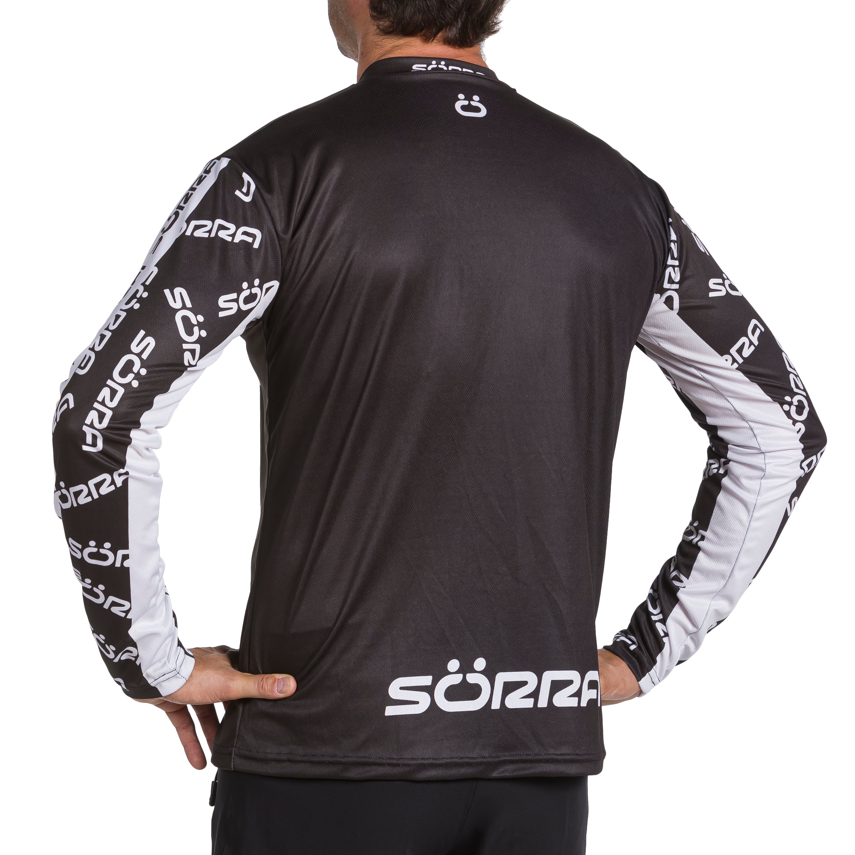 CAMISETA MTB SÖRRA LETTERS NEGRO