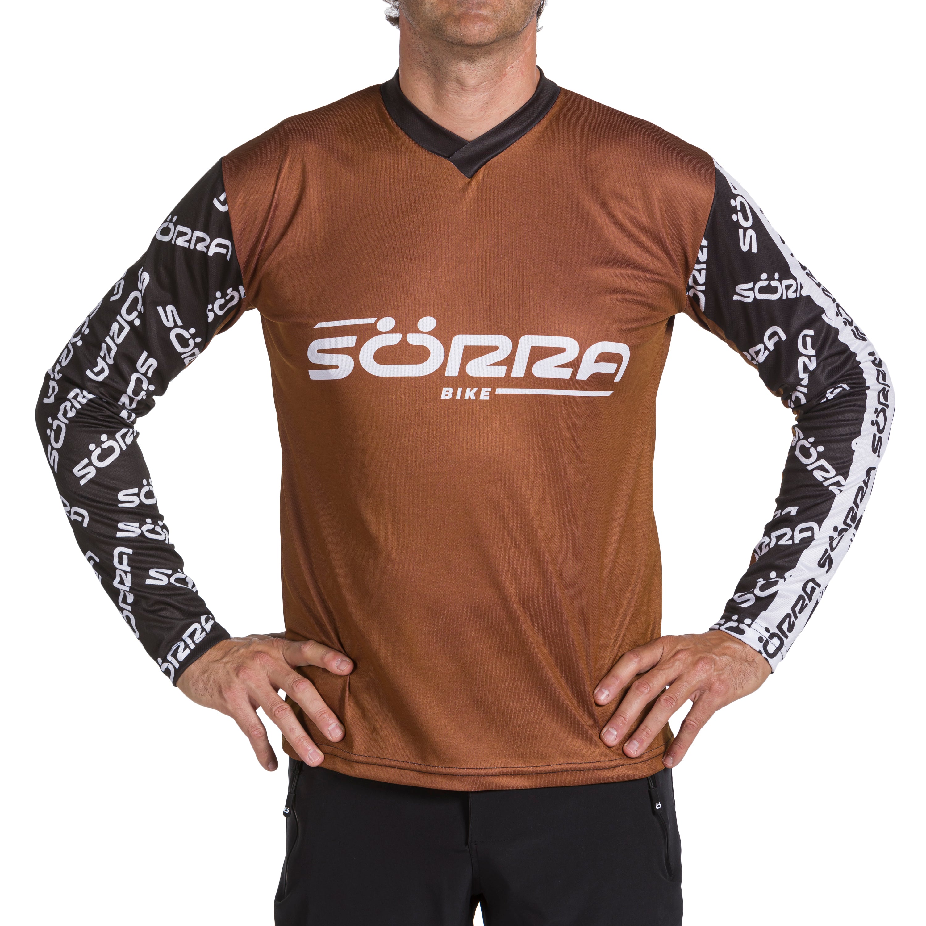CAMISETA MTB SÖRRA LETTERS NEGRO