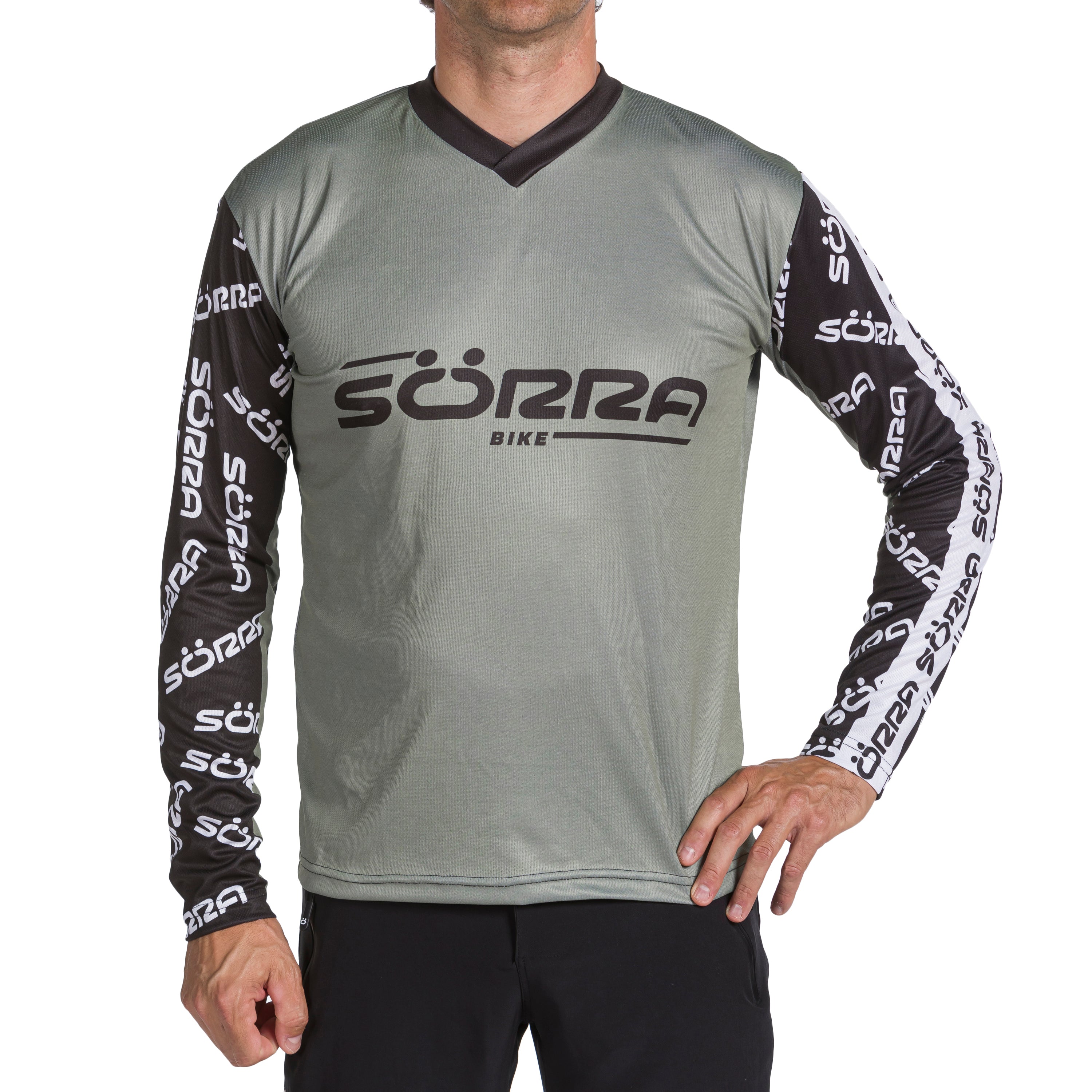 CAMISETA MTB SÖRRA LETTERS MARRÓN