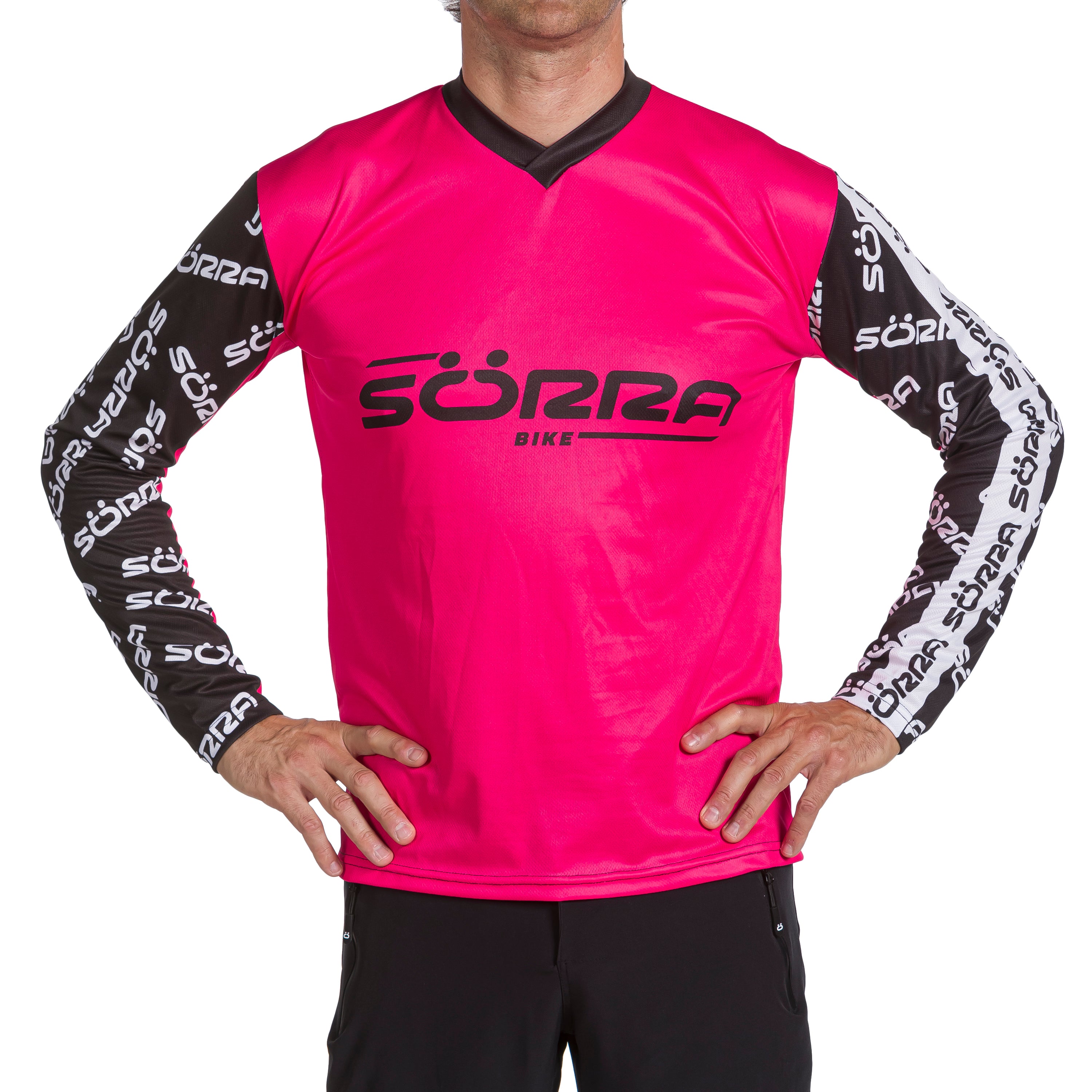 CAMISETA MTB SÖRRA LETTERS FLUOR