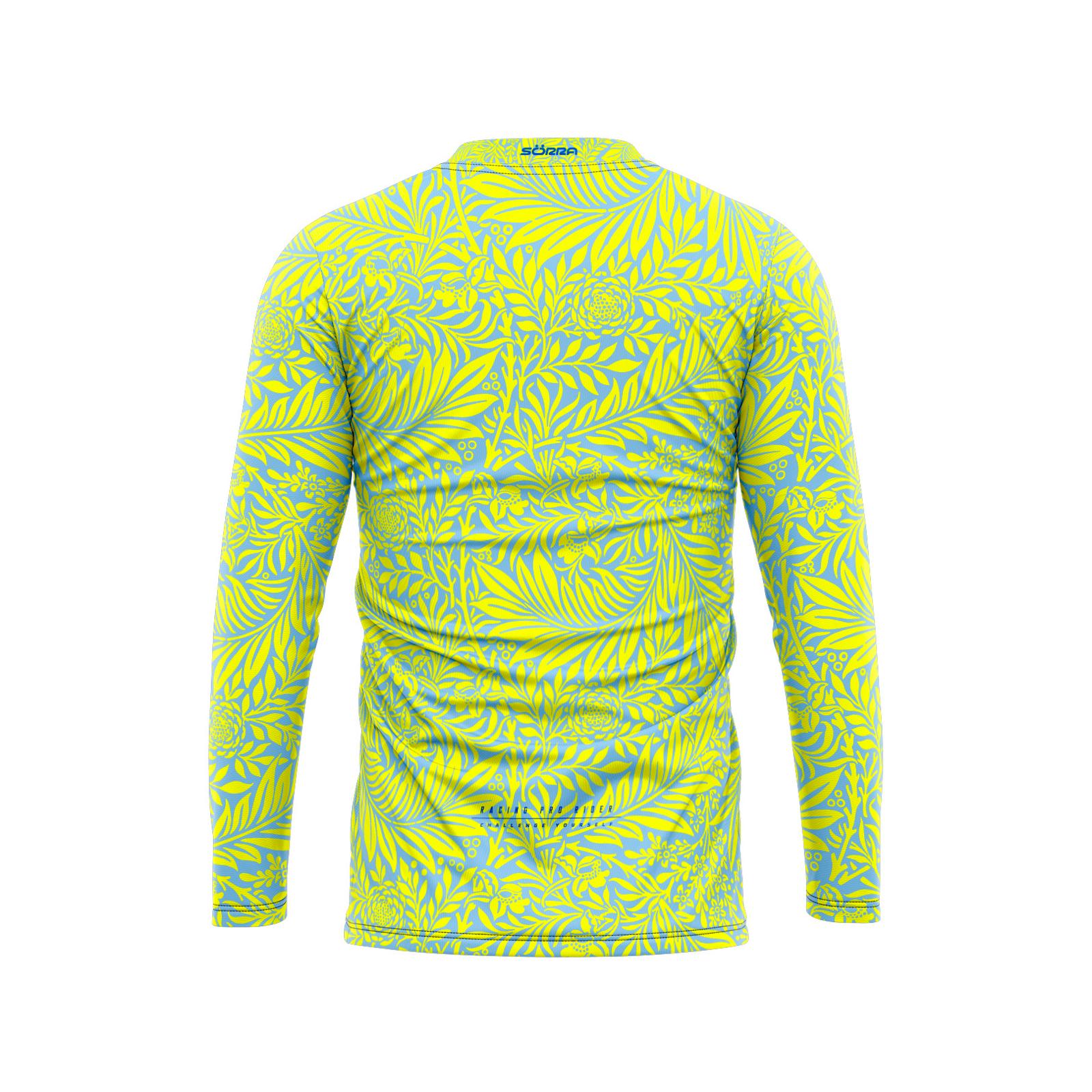 T-SHIRT MTB SÖRRA TROPIC YELLOW-BLUE