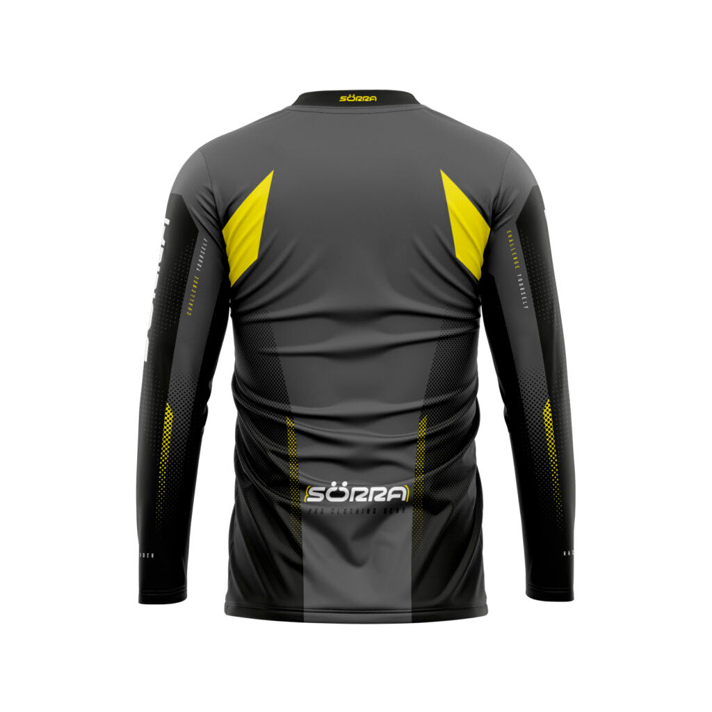 T-SHIRT TRIAL SÖRRA 2 RACING BLACK AND YELLOW