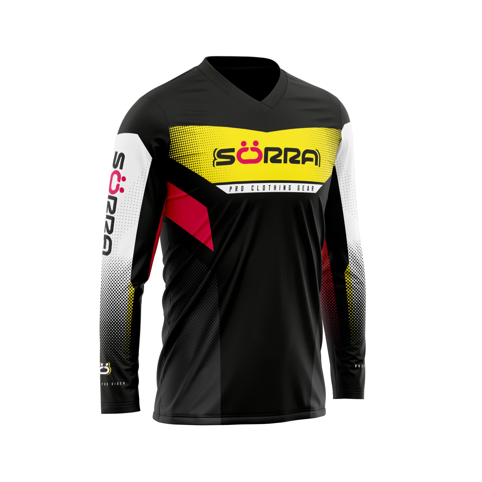 T-SHIRT TRIAL SÖRRA 2 RACING BLACK AND YELLOW