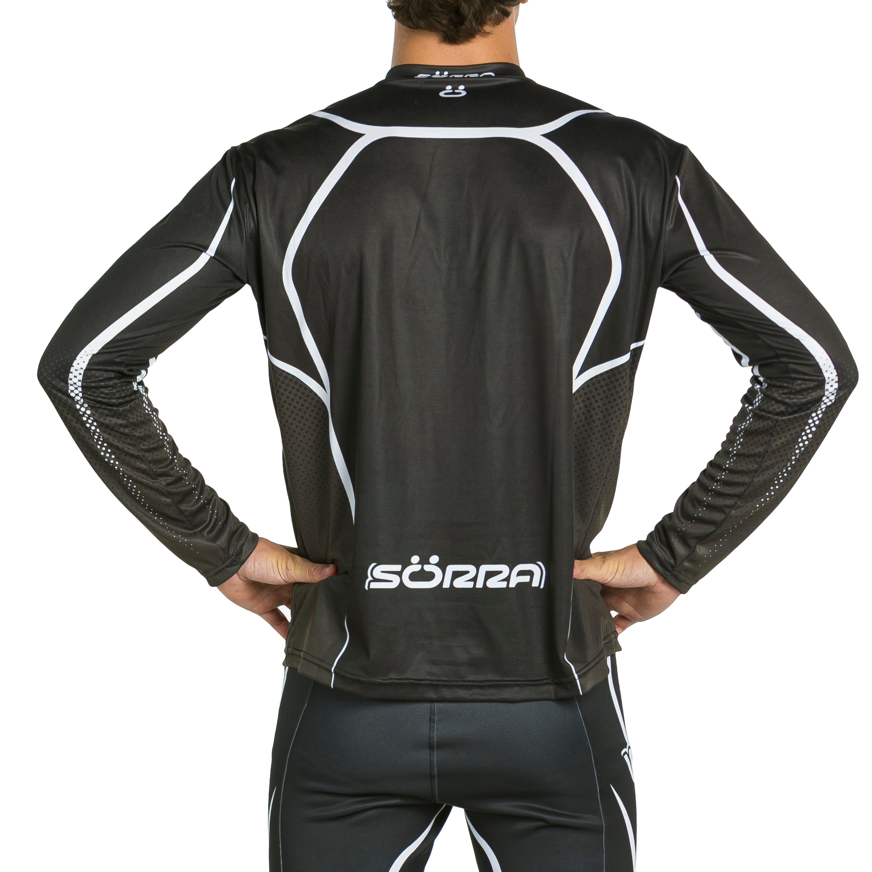 T-SHIRT TRIAL SÖRRA 1 RACING BLACK AND WHITE