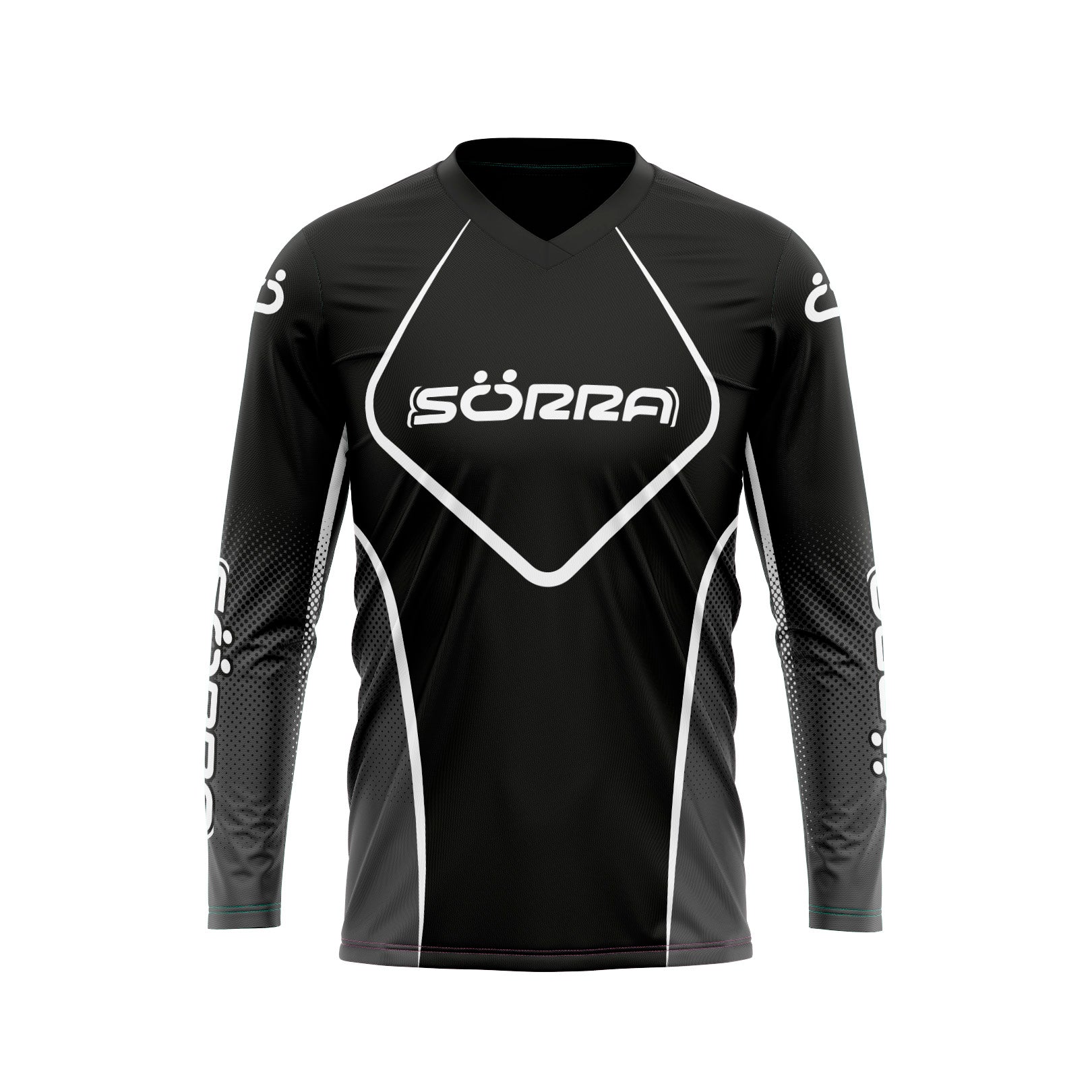 T-SHIRT TRIAL SÖRRA 1 RACING BLACK AND WHITE