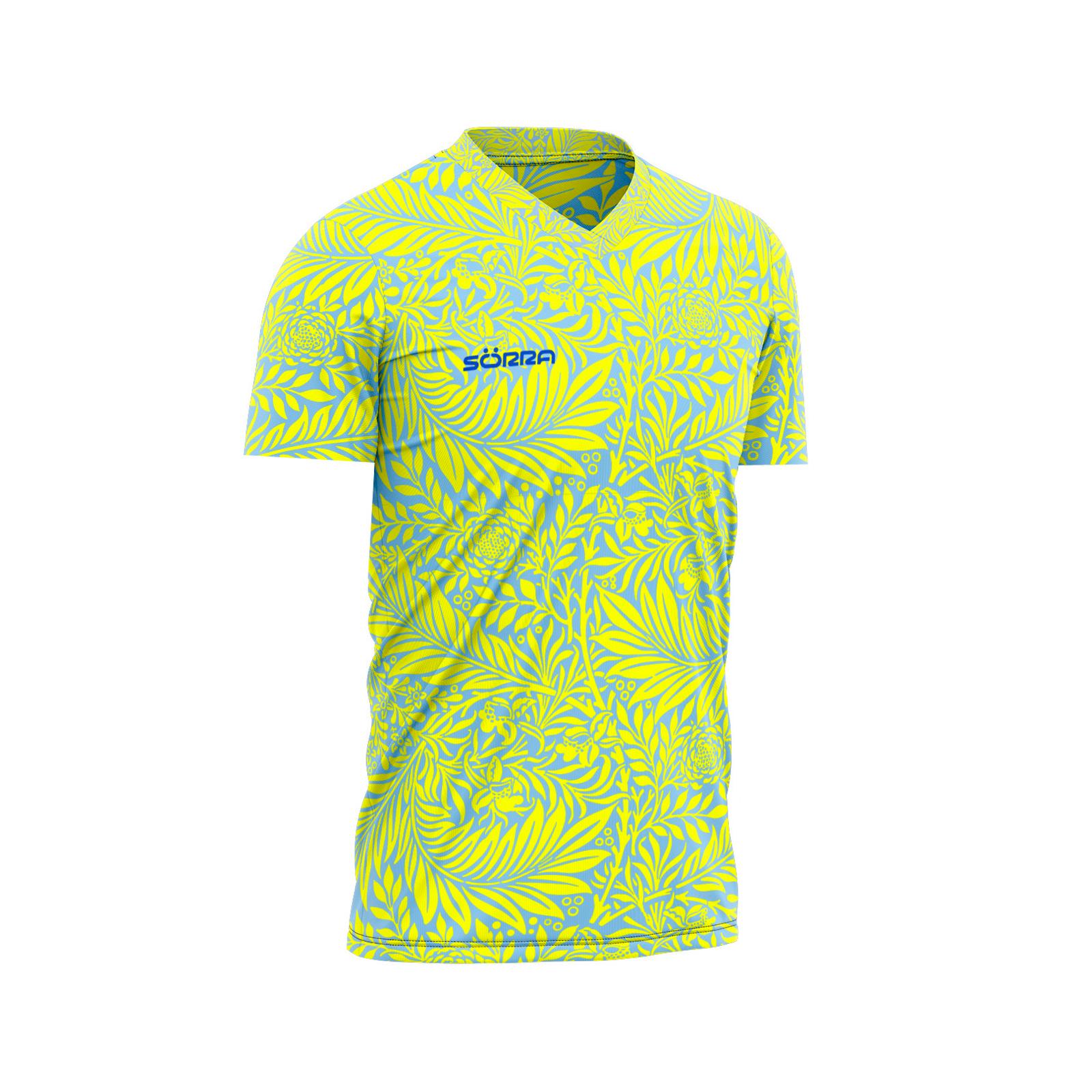 T-SHIRT SS MTB SÖRRA TROPIC YELLOW-BLUE