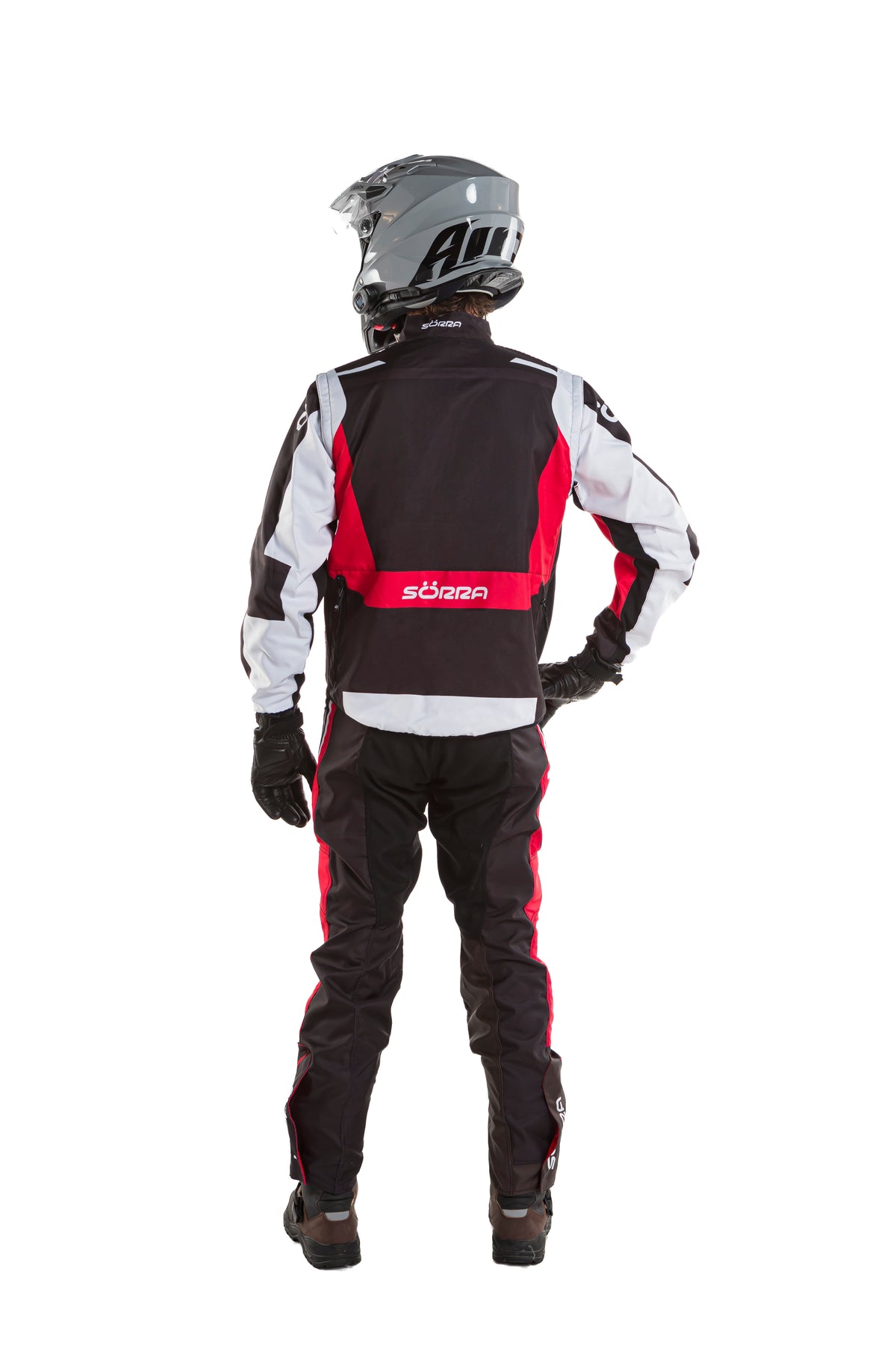 Kit de moto trail rojo blanco