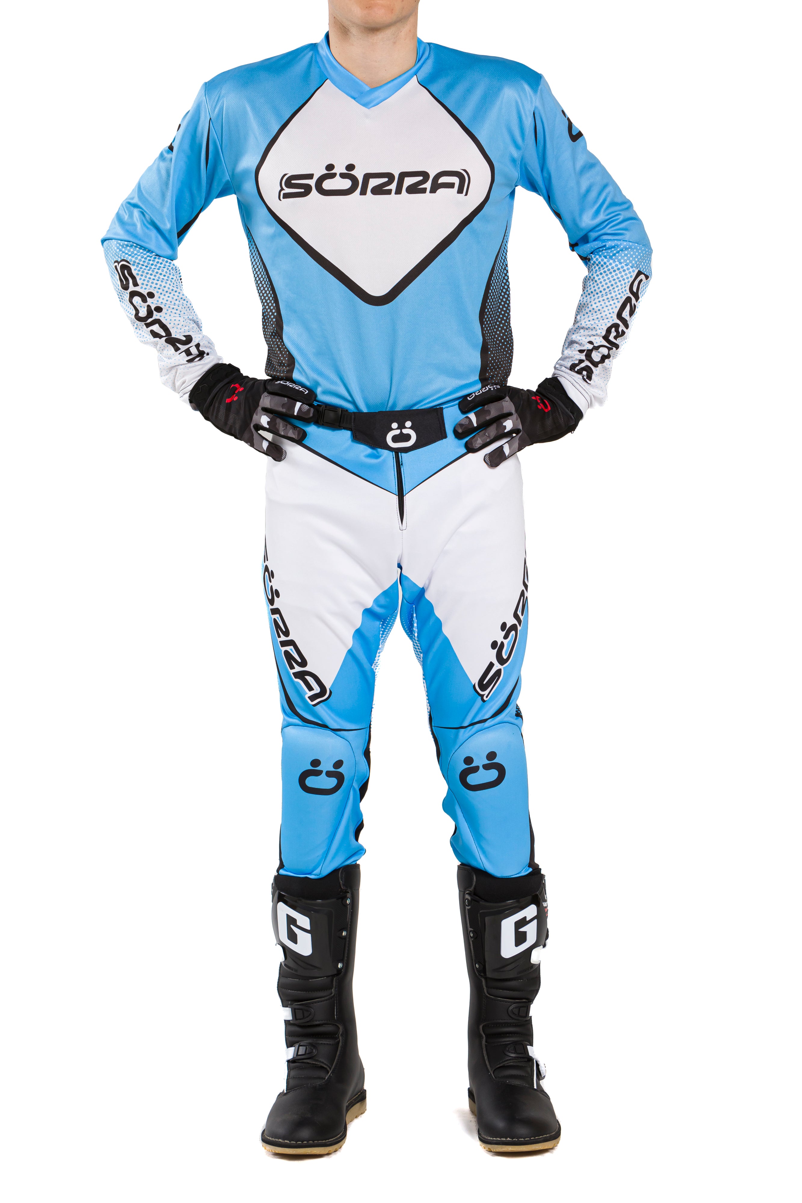 Trial Clothing Set 1 Racing X2 Soft Blue