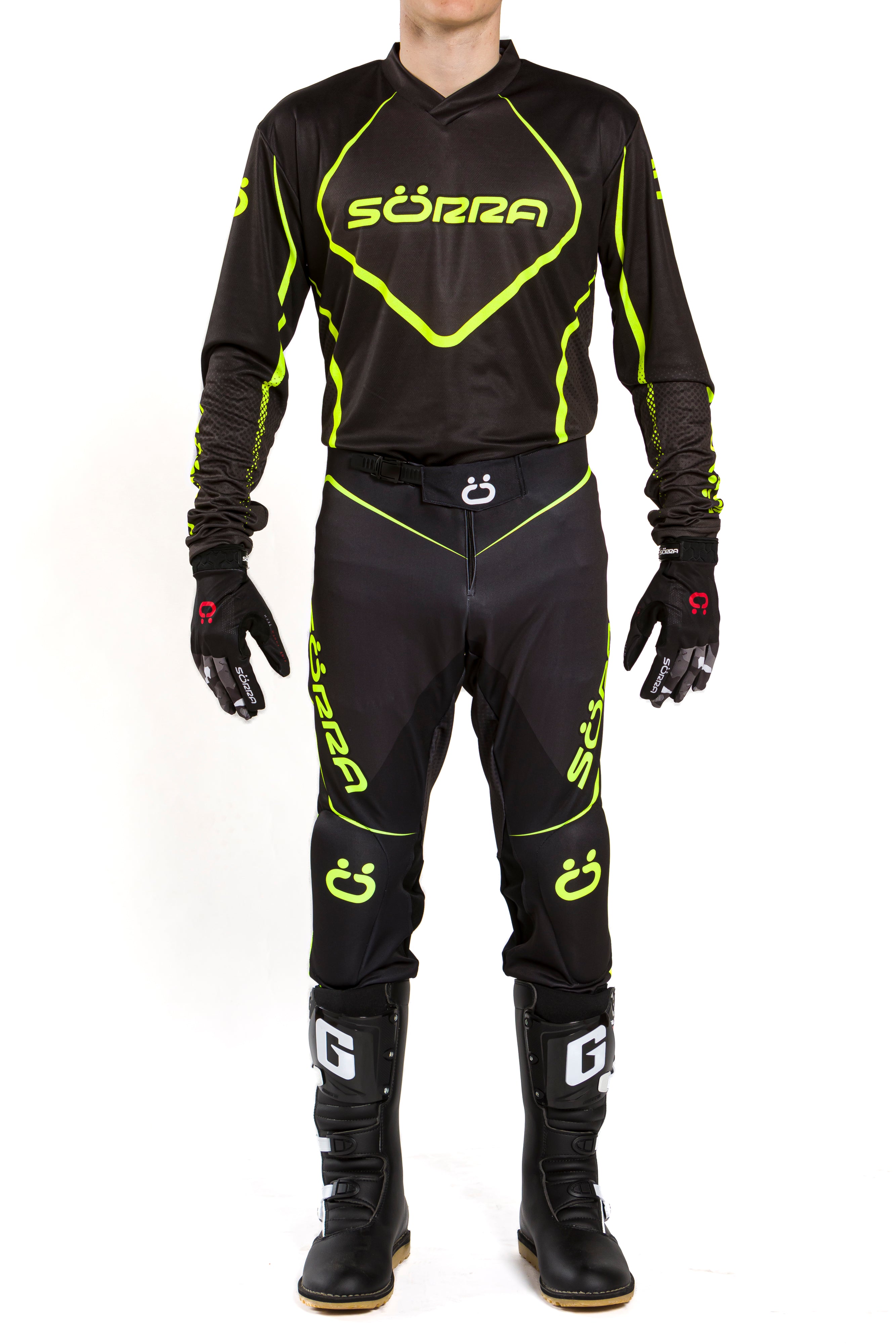 Trial Clothing Set 1 Racing X2 Black And Yellow